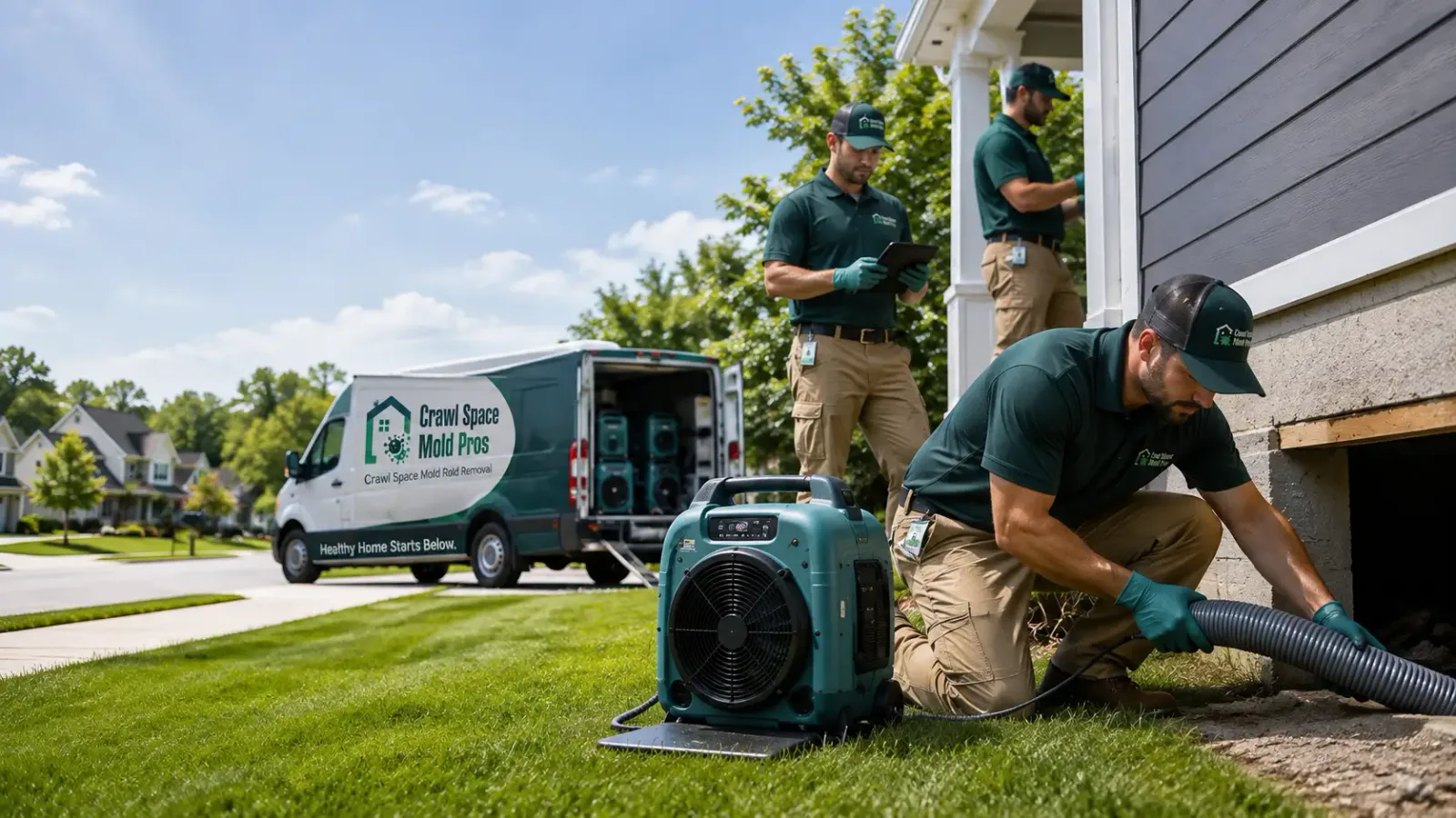 Crawl Space Mold Removal in Gonzales, CA